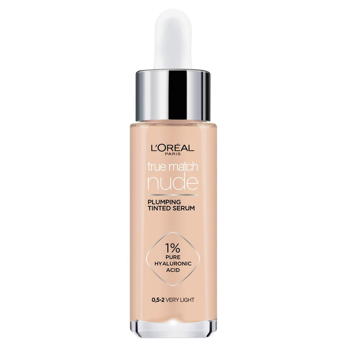 L'Oreal Paris True Match Nude Plumping Tinted Suero Shade 0.5-2