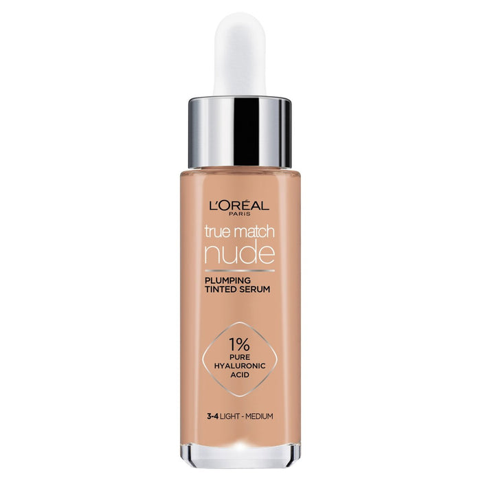 L'Oreal Paris True Match Nude Plumping Tinted Serum Shade 3-4