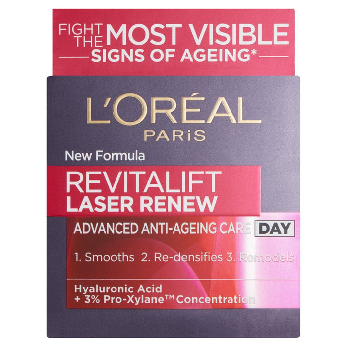 L'Oreal revitalift láser renovar la crema hidratante anti -envejecimiento avanzada 50 ml