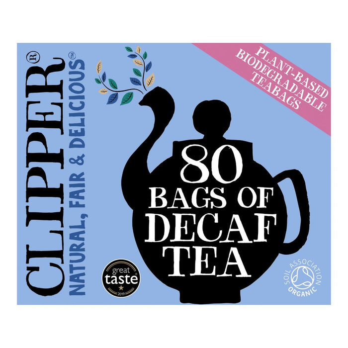 Clipper Organic Naturally Decaffeinated Tea Bags 80 per pack