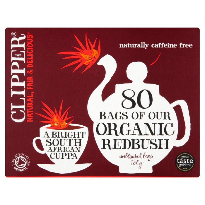 Clipper Organic Redbush Infusion Sacs de thé 80 par paquet