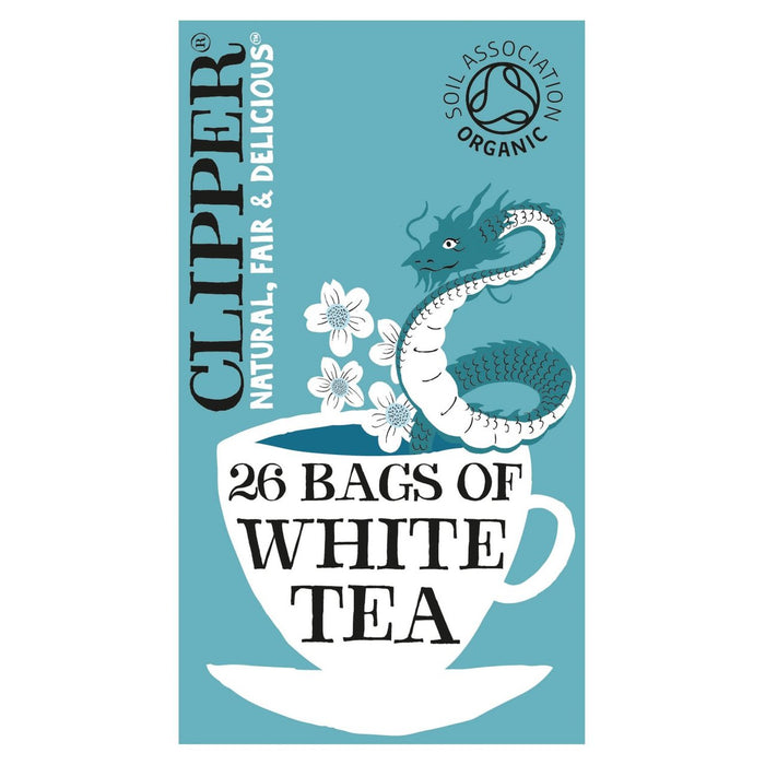 Clipper Organic White Tea Bags 26 per pack