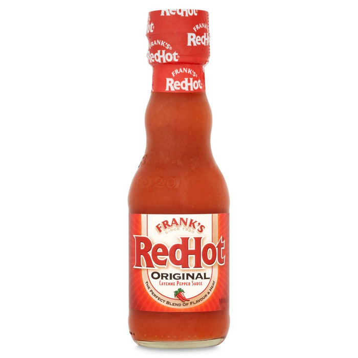 Salsa de pimienta de cayena original de Frank Redhot 148ml