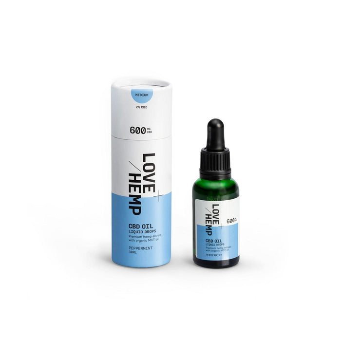 Love Hemp Peppermint CBD Oil 600mg 30ml