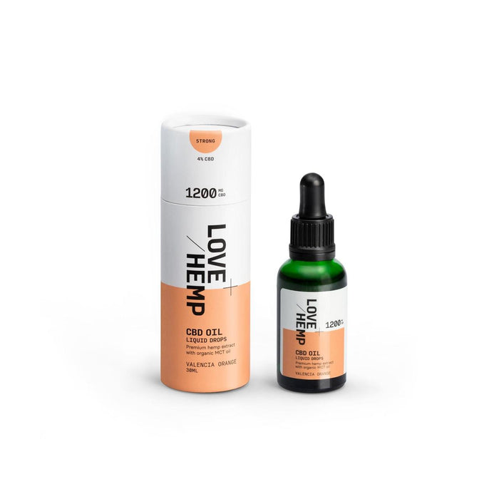 Love Hanf Valencia Orange CBD Oil 1200 mg 30 ml