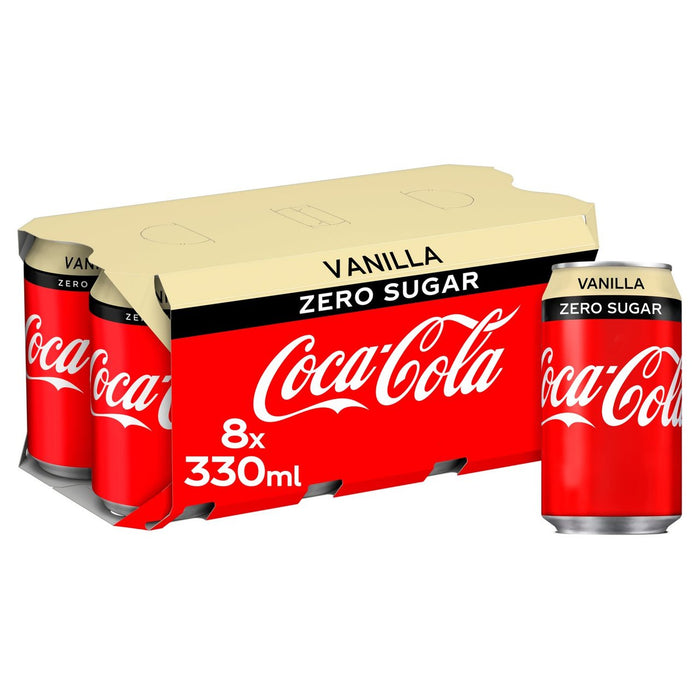 Coca-Cola Zero Sugar Vanilla 8 x 330ml