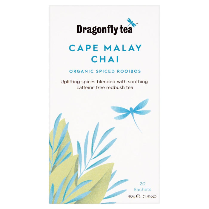 Dragonfly Organic Rooibos Chai Tea Bags 20 per pack - Special Offer