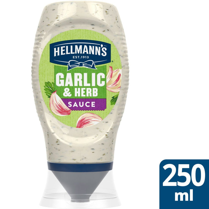 Salsa de ajo y hierbas de Hellmann 250 ml