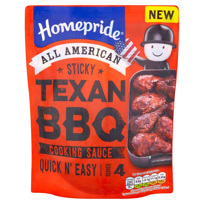 HomePride All American Sticky Texan BBQ Cooking Salsa 200g