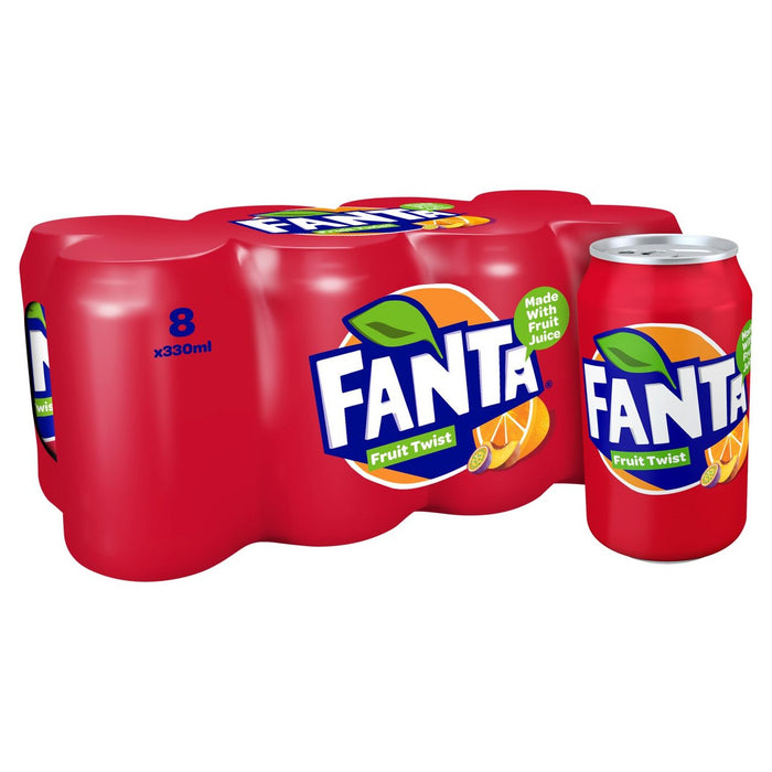 Twist de fruta Fanta 8 x 330ml