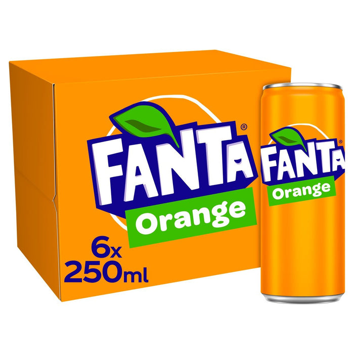 Fanta Orange 6 x 250 ml