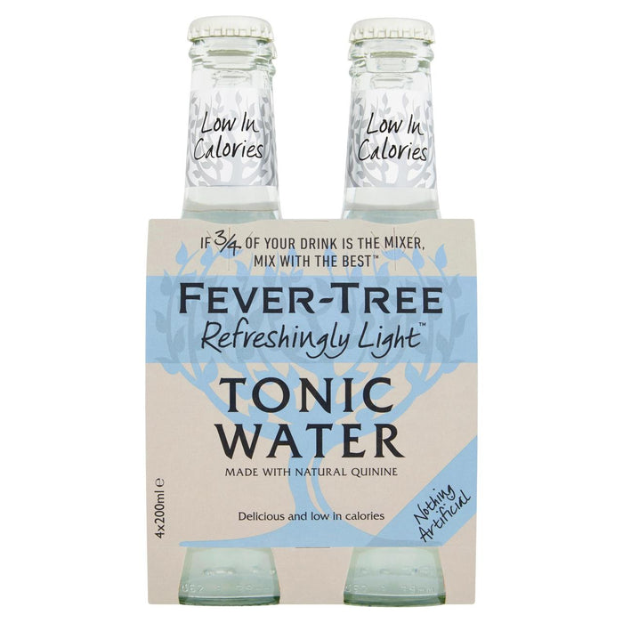 Fever-Tree Refreshingly Light Tonic Water 4 x 200ml