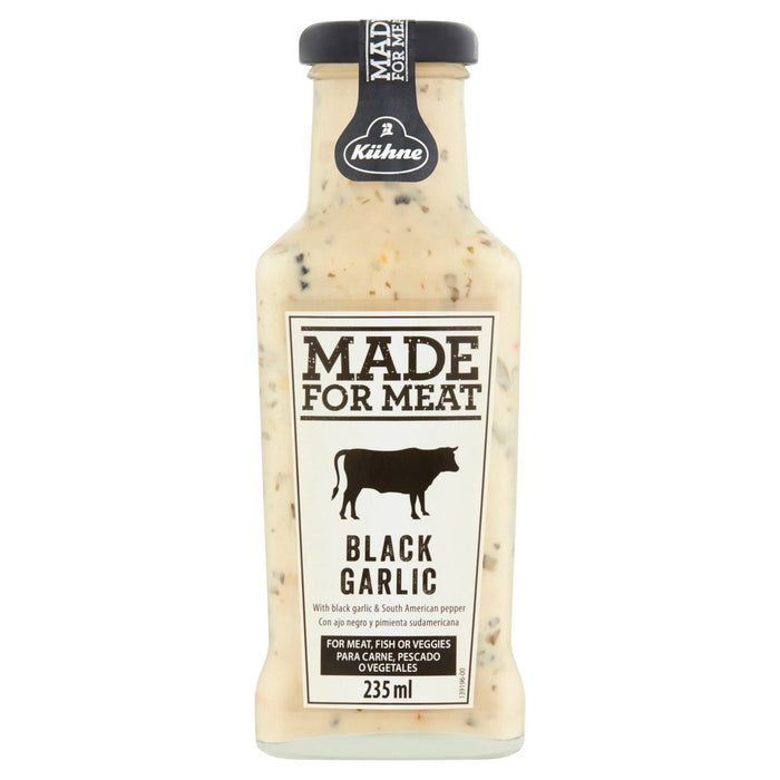 Kuhne préparée pour la viande sauce à l'ail noir 235 ml