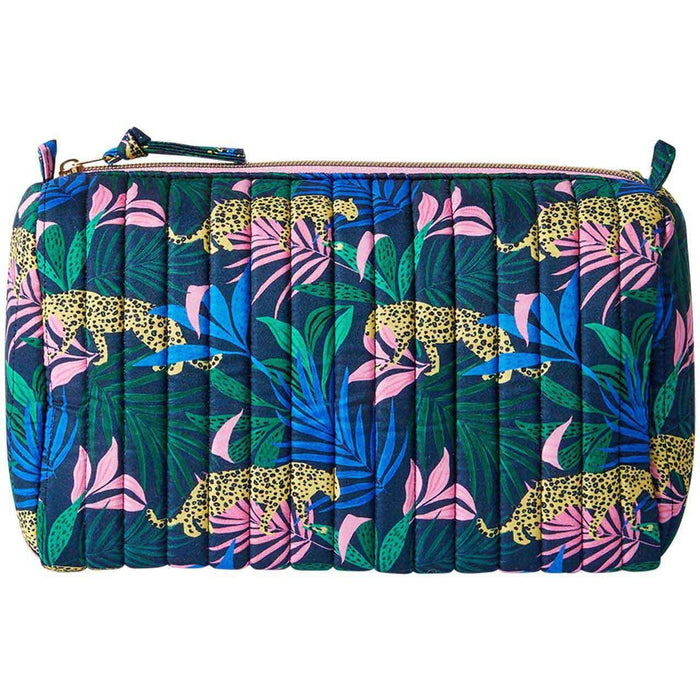 M&S Womens Jungle Print Make Up Wash Bag One Size