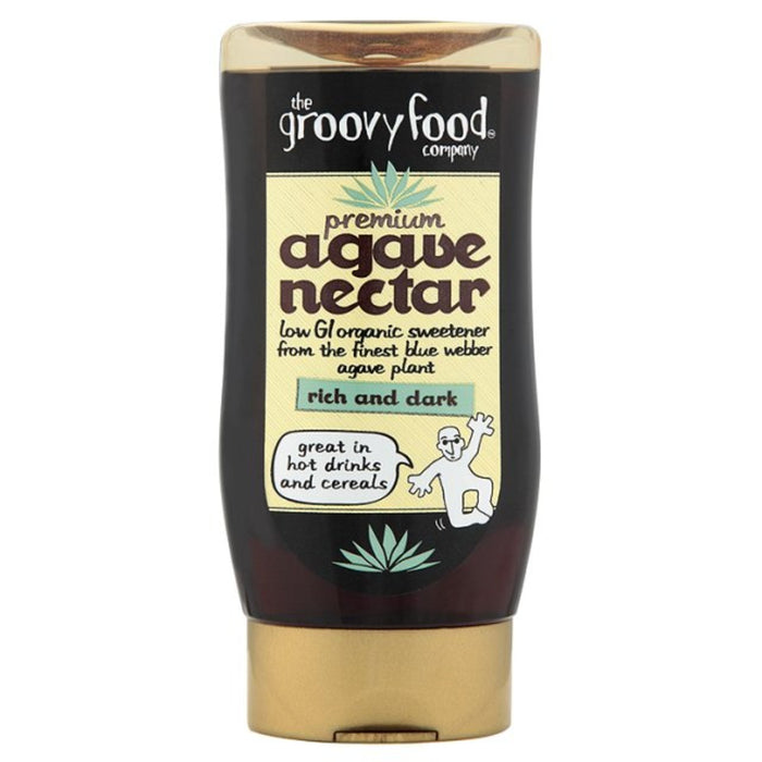 Groovy Food Néctar de agave rico y oscuro orgánico 250ml 