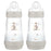 MAM Anti Colic Easy Start 260ml Bottle 2 Pack Grey