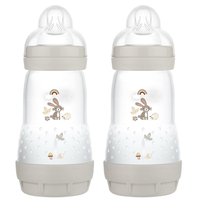 Mam Anti Colic Easy Start 260 ml Flasche 2 Pack grau