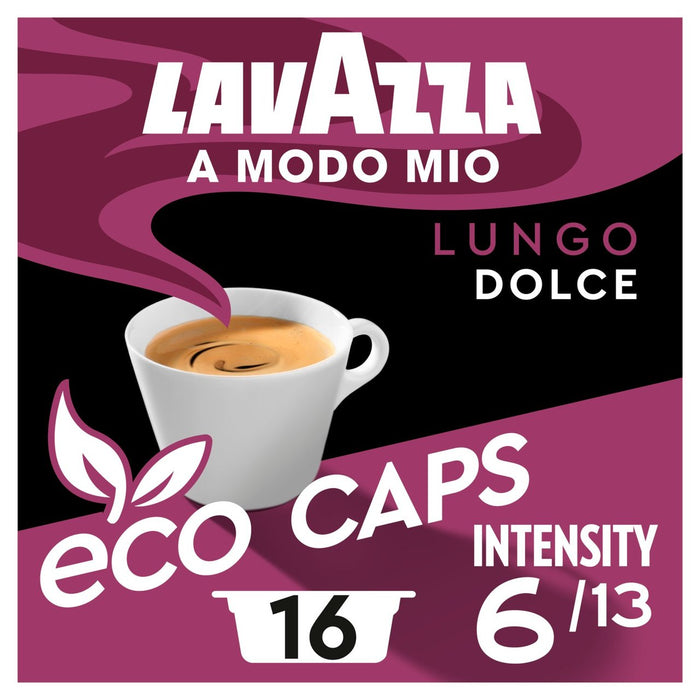 Lavazza A Modo Mio Lungo Dolce Capsules 16 per pack