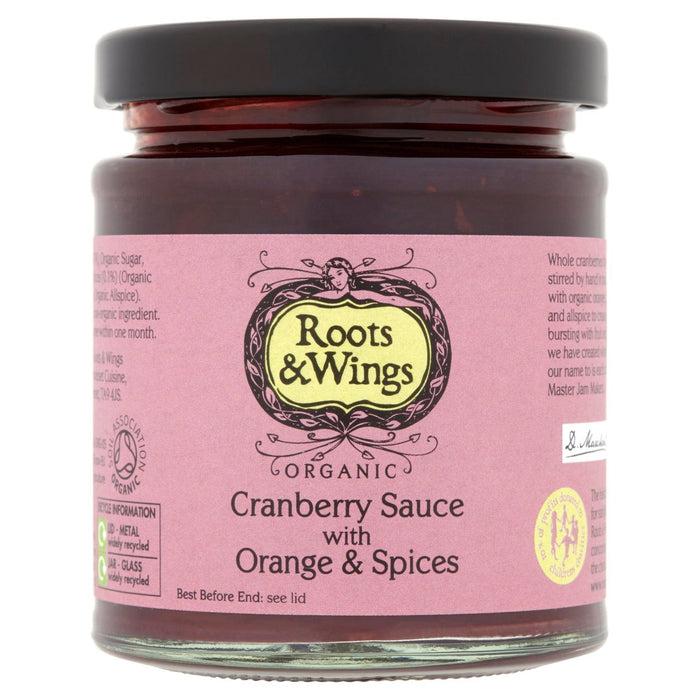 Roots & Wings salsa de arándano orgánico 200g