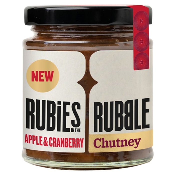 Rubíes en la chutney de manzana y arándano de escombros 210G