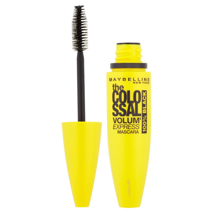 Maybelline Mascara kolossale Volumisierung und Verlängerung von Mascara 100% 01 Schwarz