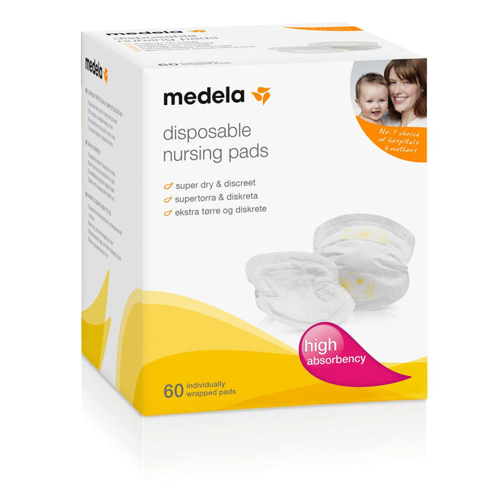 Medela almohadillas de seno desechables 60 por paquete