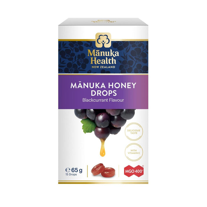 MGO 400+ Manuka Honey Lozenges with Blackcurrant 65g