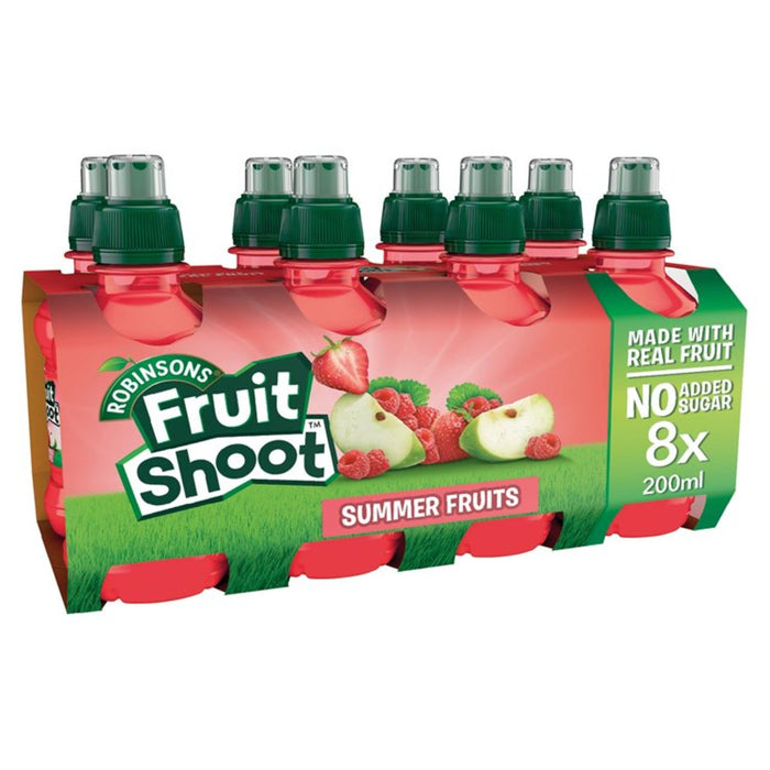 Robinsons Brote de frutas de verano sin azúcar agregado 8 x 200ml