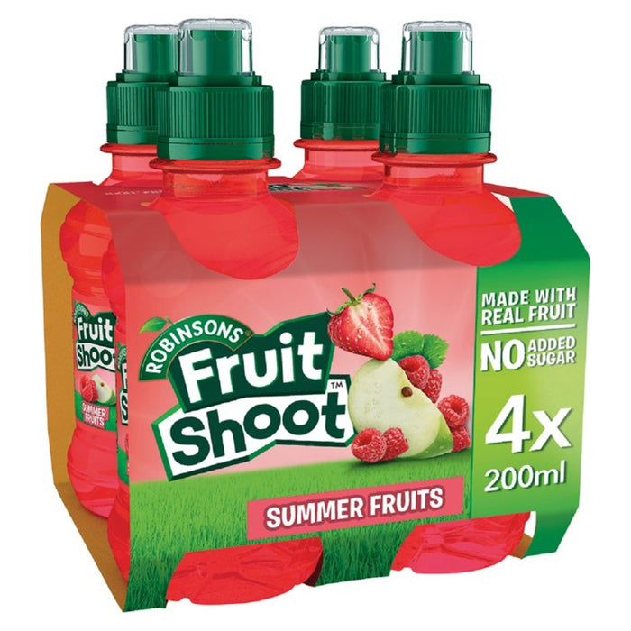 Robinsons Brote de frutas de verano sin azúcar agregado 4 x 200ml