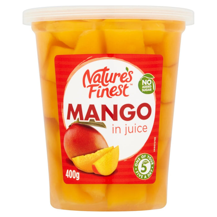 Nature's Finest Trozos de Mango en Jugo 400g 