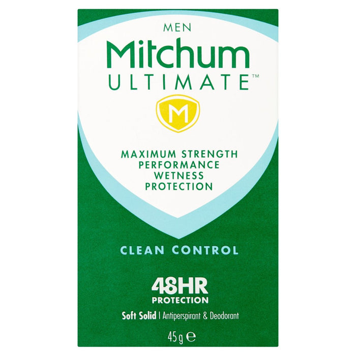 Mitchum Men Ultimate Clean Control Cream Antiperspirant Deodorant 45g