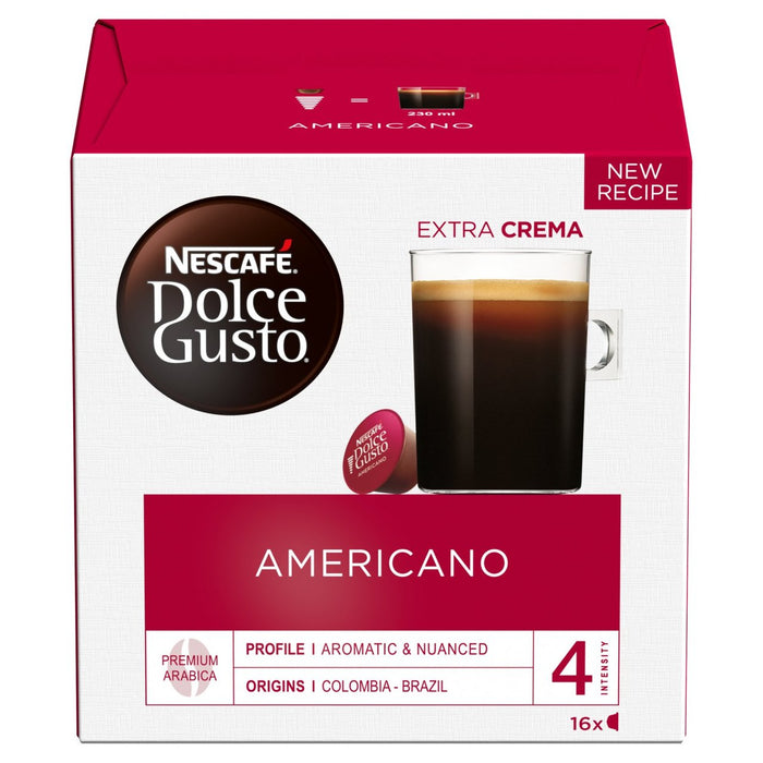 Nescafe Dolce Gusto Caffe Americano Pods 16 pro Pack