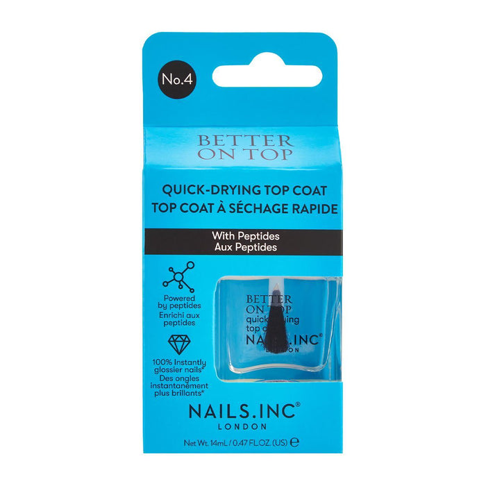 Nails.inc Besser auf dem oberen Schnelltrocknungsmantel 14 ml