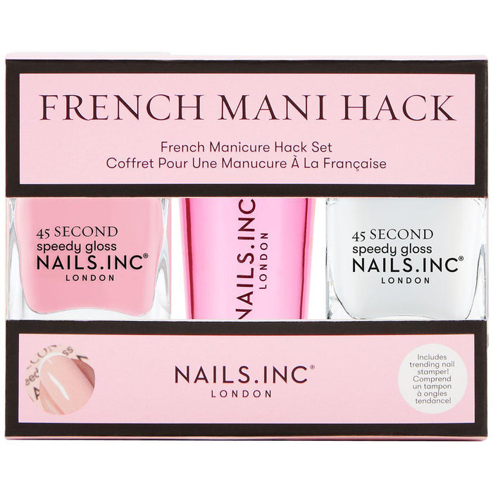 Uñas.inc francés mani hack duo esmalte de uñas 28 ml