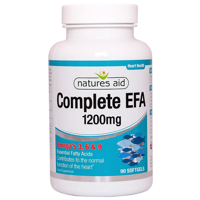 Natures Aid Complete EFA Omega's 3,6 & 9 Soft Gel Capsules 90 per pack