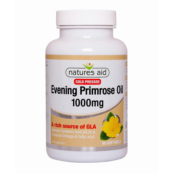 Natures Aid Evening Primrose Oil Soft Gel Capsules 1000mg