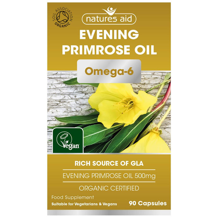 Natures Aid Evening Primrose Oil Gel Soft Gel Cápsulas 1000mg 90 por paquete