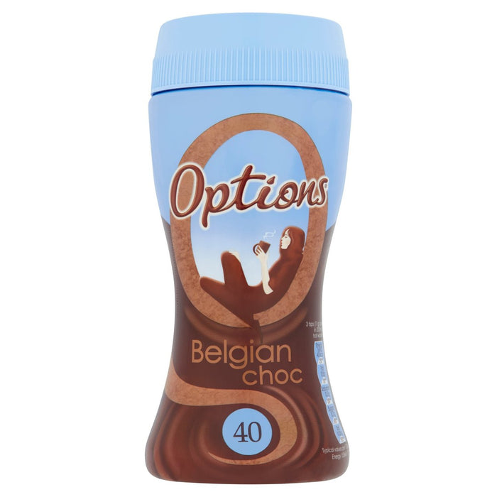 Options Belgian Hot Chocolate Drink 220g