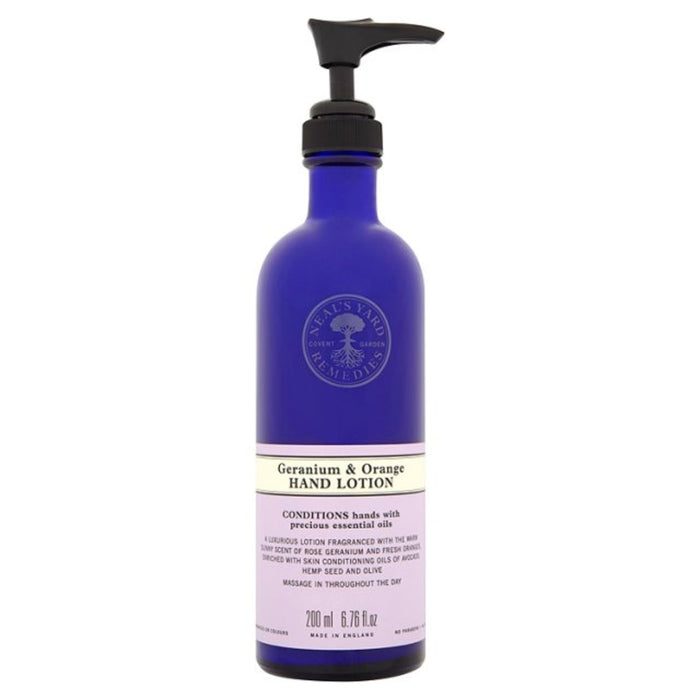 Neals Hof Geranium & Orange Hand Lotion 200ml