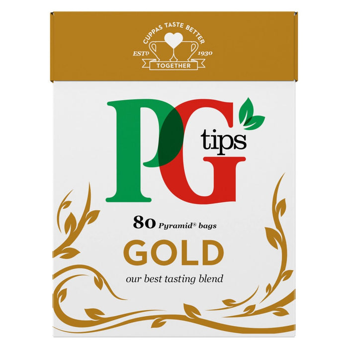 PG Tips Gold Teabags 80 per pack