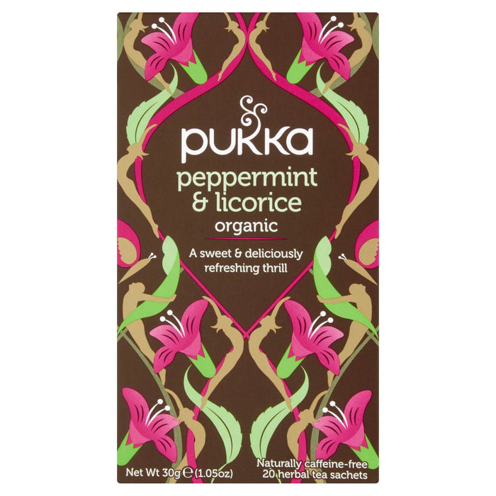 Pukka Pfeffermint & Lakritz Teebeutel 20 pro Pack