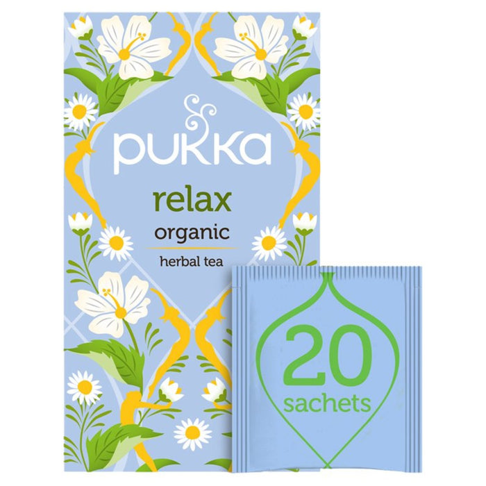 Pukka Organic Relax Tea Bags 20 per pack - Special Offer