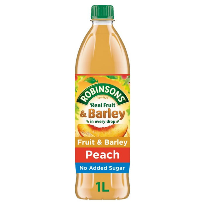 Robinsons Peach Fruit & Barley No Added Sugar 1L