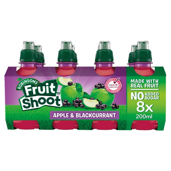 Robinsons Fruit Shoot Blackcurrant & Apple No Added Sugar 8 x 200ml