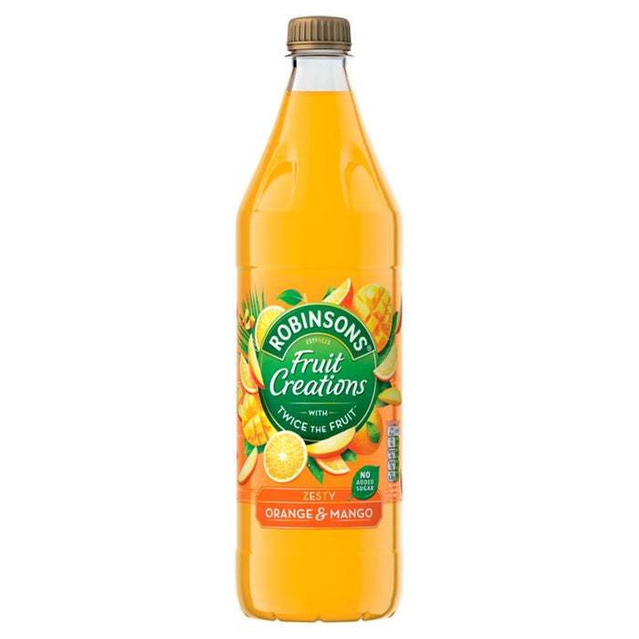 Robinsons Fruit Creations Orange & Mango sin azúcar agregada 1L