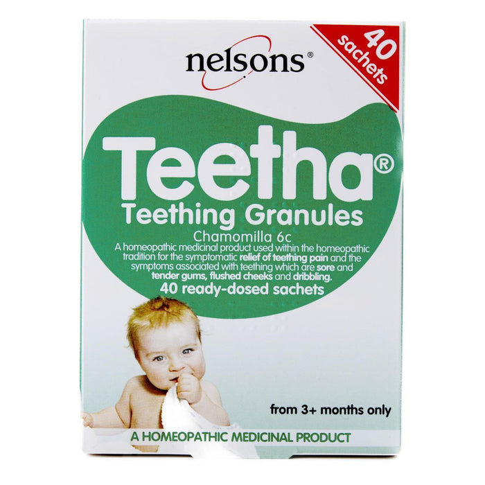 Nelsons Teetha -Zahnen Granulat 40 pro Pack