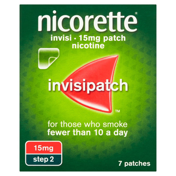 Nicorette Invisi Patch Paso 2 15mg 7 parches