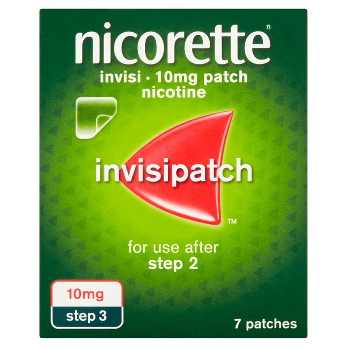 Nicorette Invisi Patch Paso 3 10mg 7 parches