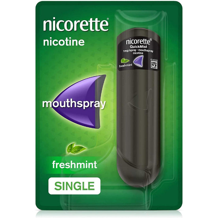 Nicorette Quickmist Spray bouth Spray Freshmint Single 1mg