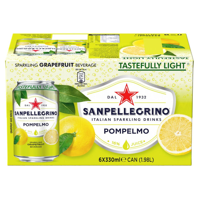 Pamplemousse à San Pellegrino 6 x 330 ml